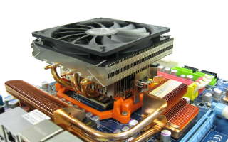 Установка системы охлаждения процессора amd