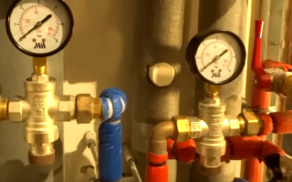 Установка манометра давления воды в системе водоснабжения