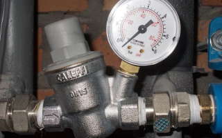 Установка регулятор давления воды в системе водоснабжения