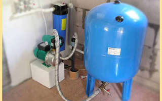 Установка гидробака в систему водоснабжения с насосом